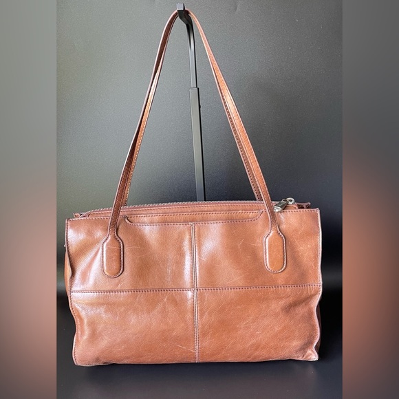 VINTAGE HOBO  FRIAR Brown Leather Shoulder Bag  & Hand Bag.Retired! - Picture 1 of 16